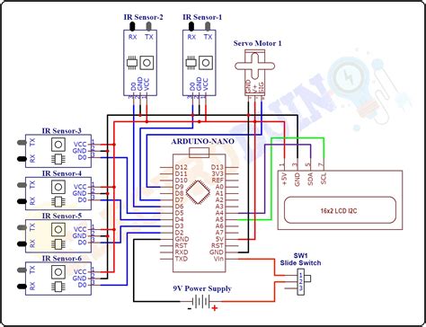 rfid based automatic car parking system circuit diagram|smart parking system using rfid.